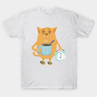 Cat in the morning T-Shirt